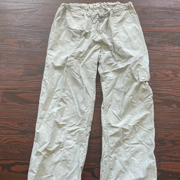 Peachy Den Mimi cargo trousers size M oyster - Picture 2 of 4